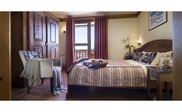 Les Montagnettes - Le Chalet du Vallon, La Plagne, Double Bedroom